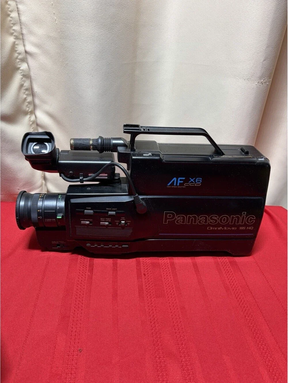 Panasonic OmniMovie vhs HQ vintage With Case